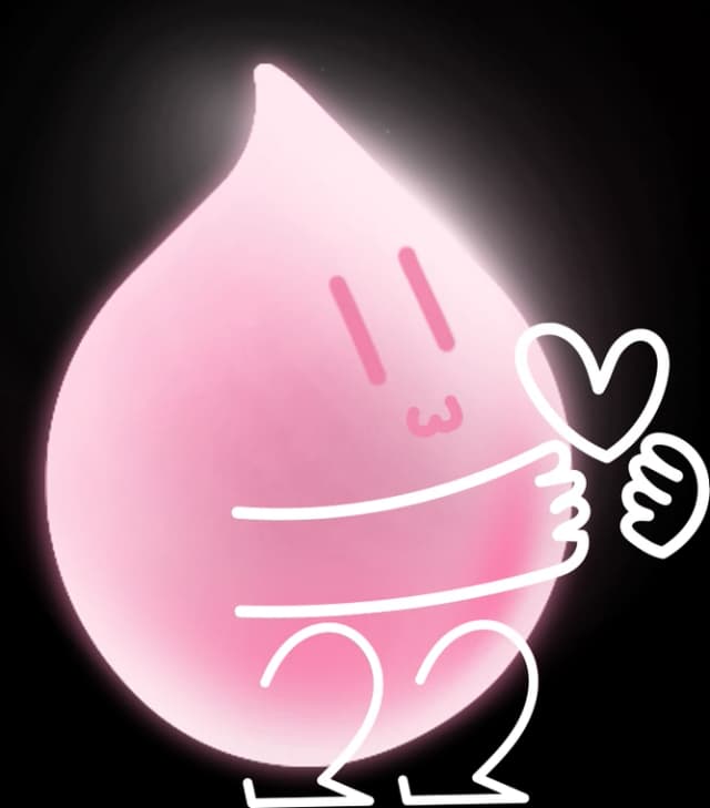 Welly holding a heart